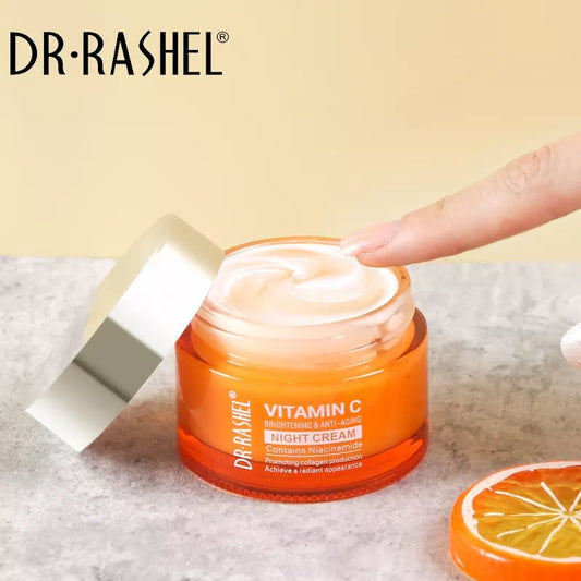 Buy DR.RASHEL Vitamin C Anti-Aging Night Cream – Restore Skin Pakistan