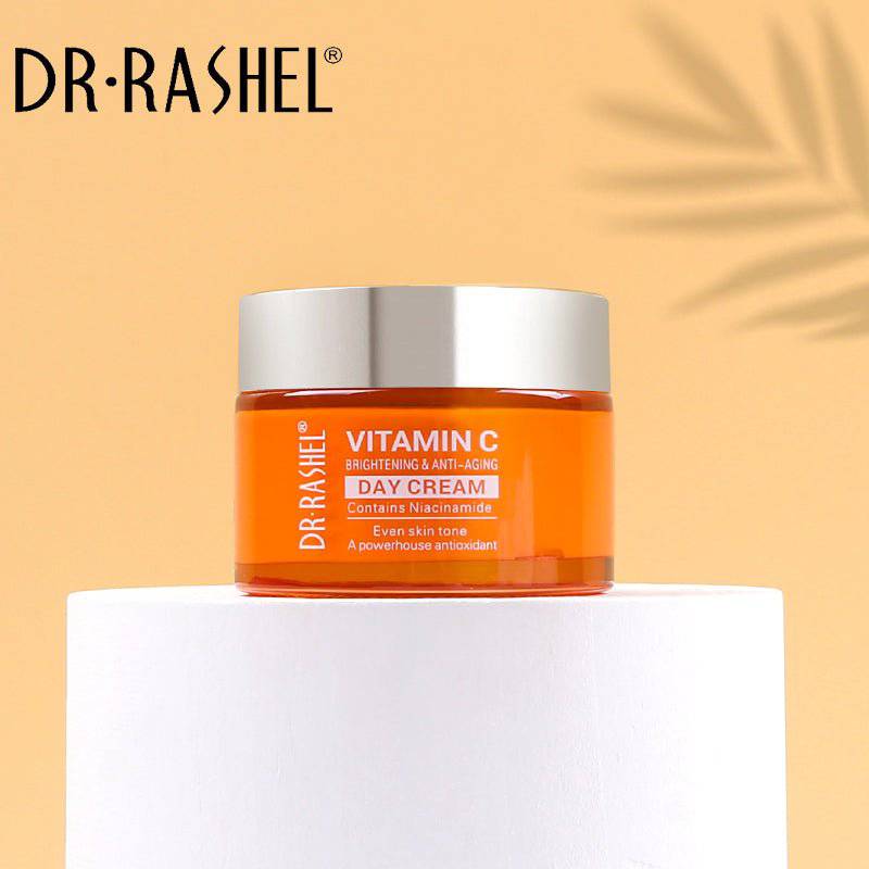 DR.RASHEL Vitamin C Brightening Day Cream 50g Radiant & Youthful Skin β beauty product on white background