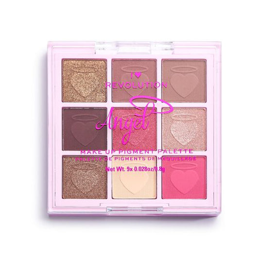 Revolution I ♥️ Fantasy Makeup Pigment Palette Unleash Your Creativity — eyeshadow palette on white background