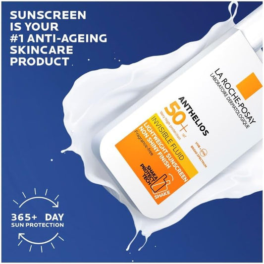 LA ROCHE POSAY Anthelios XL 50+ SPF Sunblock 50ml Ultimate Sun Protection β sunscreen on white background
