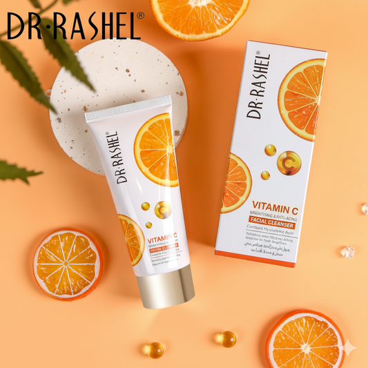 Dr Rashel Vitamin C Brightening & Anti-Aging Facial Cleanser 80 ml – Hyaluronic Acid Deep Cleanser