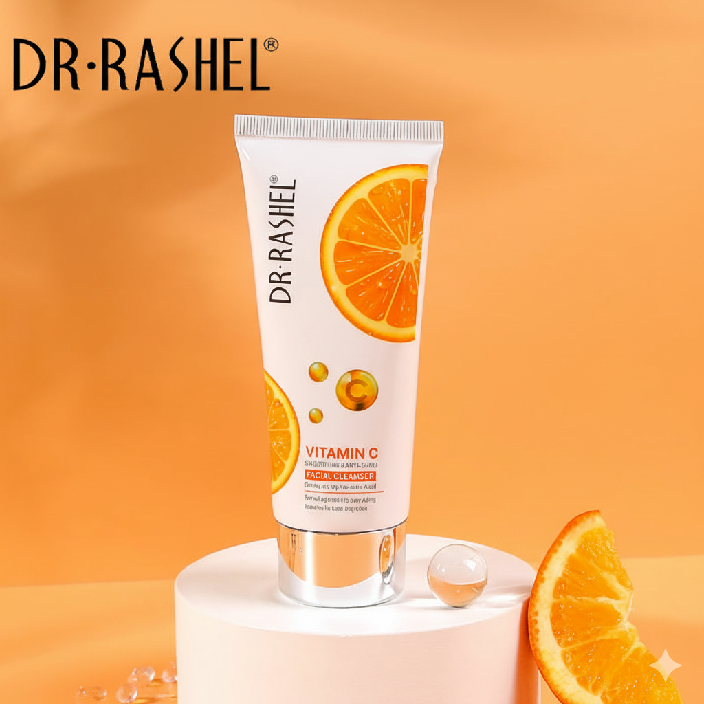 Dr Rashel Vitamin C Brightening & Anti-Aging Facial Cleanser 80 ml –  Hyaluronic Acid Deep Cleanser