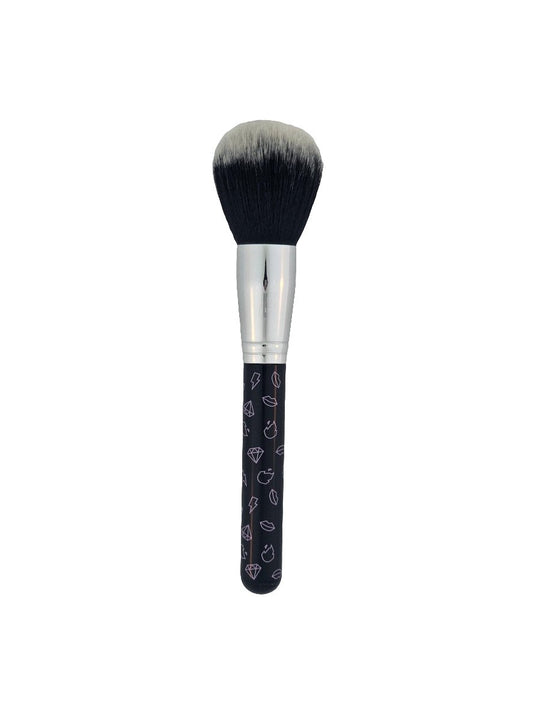 Beauty Bay Iconic Black Face Powder Brush Luxurious, Flawless Application — makeup brush on white background
