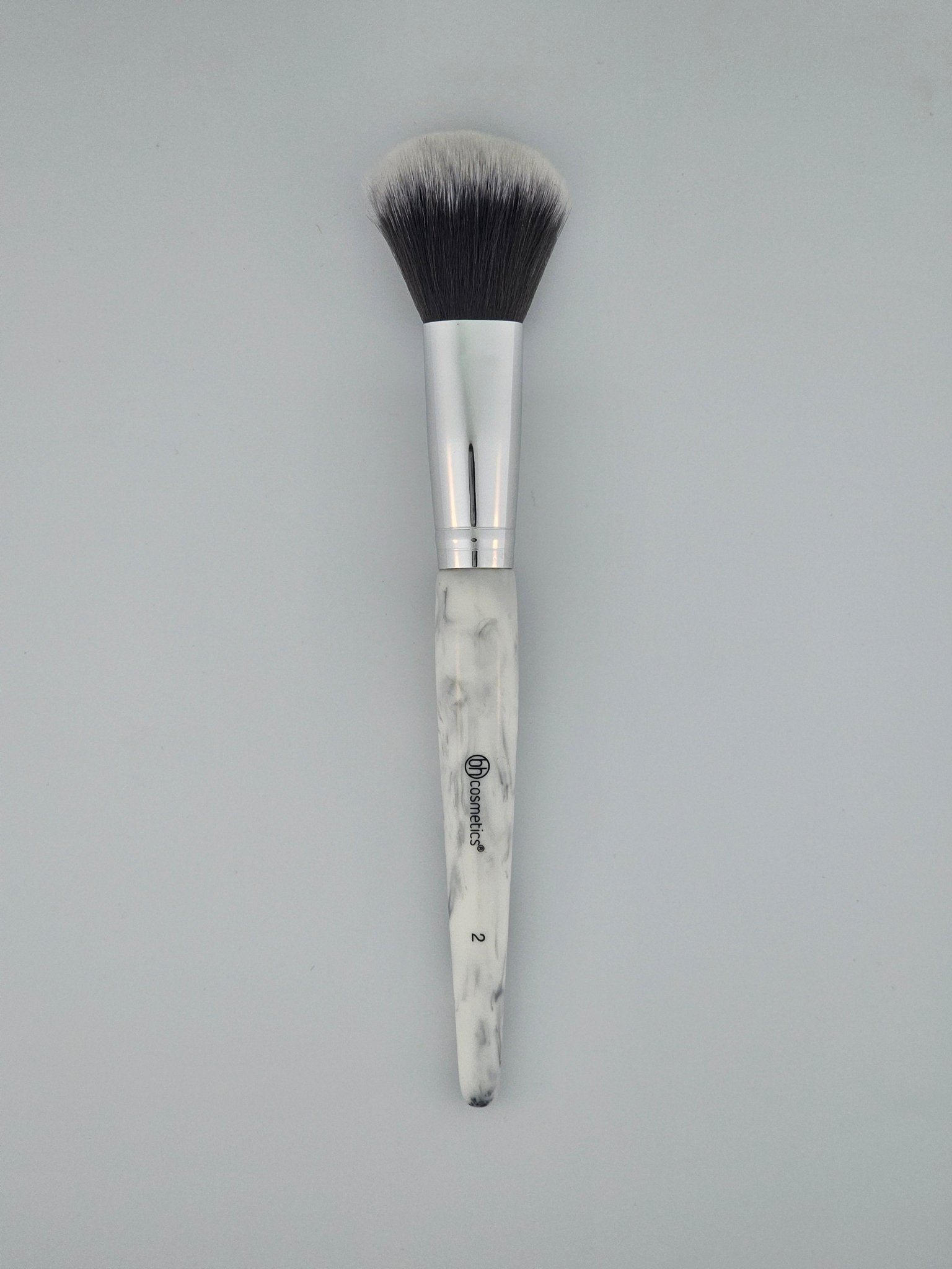 BH Marble Powder/Blush Brush Effortless Application with Elegant Design — makeup brush on white background