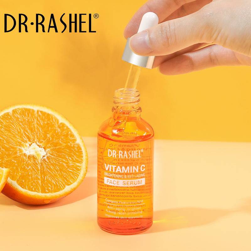 Dr Rashel Vitamin C Brightening & Anti Aging Face Serum 50ml Revitalize Your Skin — serum on white background