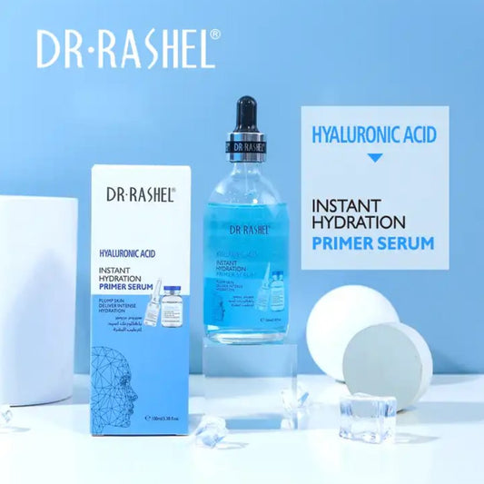 DR.Rashel Hyaluronic Acid Instant Hydration Primer Serum 100ml Deep Moisture & Smooth Skin — primer on white background