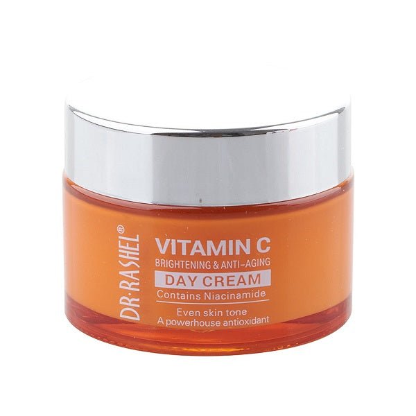 DR.RASHEL Vitamin C Brightening Day Cream 50g Radiant & Youthful Skin — beauty product on white background