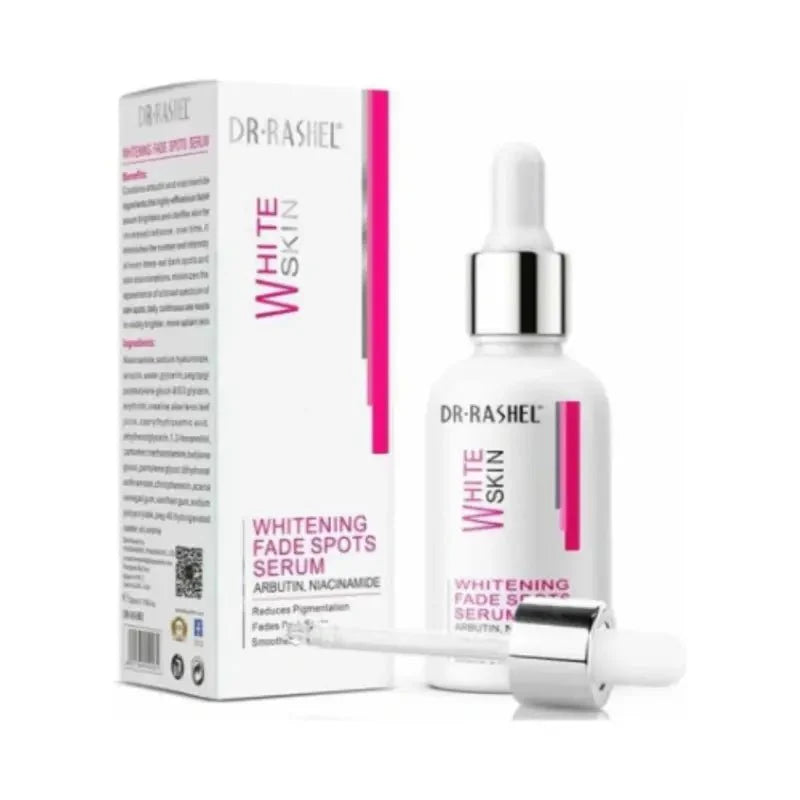 DR.RASHEL WHITE SKIN Whitening Fade Spots Serum 50ml Spotless, Radiant Skin — serum on white background