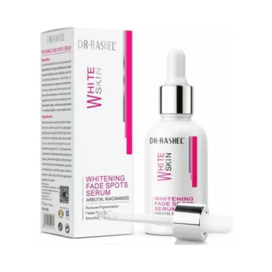 DR.RASHEL WHITE SKIN Whitening Fade Spots Serum 50ml Spotless, Radiant Skin — serum on white background