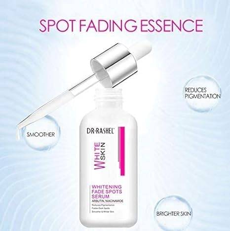DR.RASHEL WHITE SKIN Whitening Fade Spots Serum 50ml Spotless, Radiant Skin — serum on white background