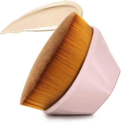 Kabuki Hexagonal Foundation Makeup Brush Professional Blending Tool — makeup brush on white background