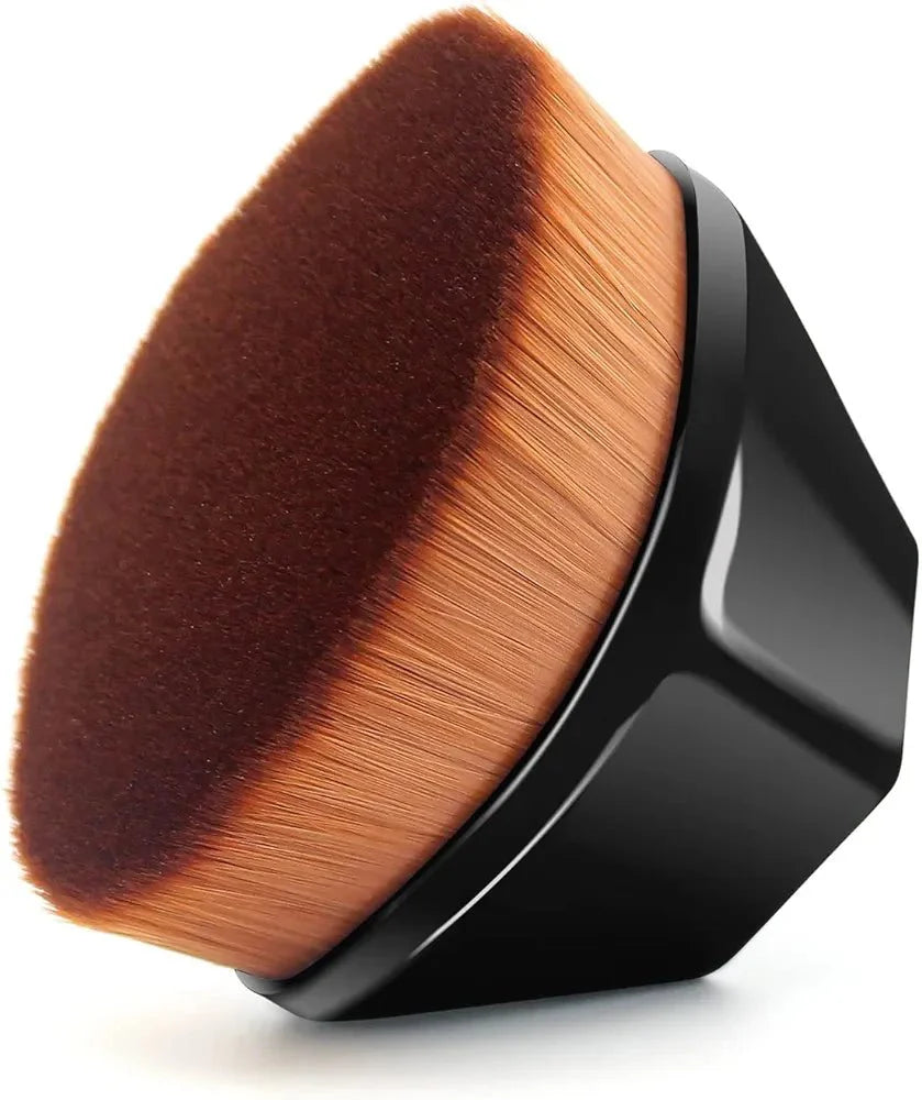 Kabuki Hexagonal Foundation Makeup Brush Professional Blending Tool — makeup brush on white background