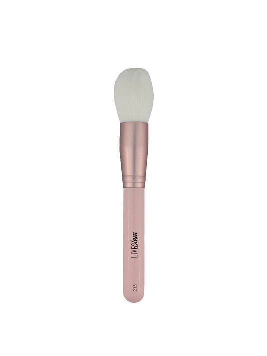 LiveGlam 215 Powder/Blush Brush Perfect for Seamless Application — makeup brush on white background
