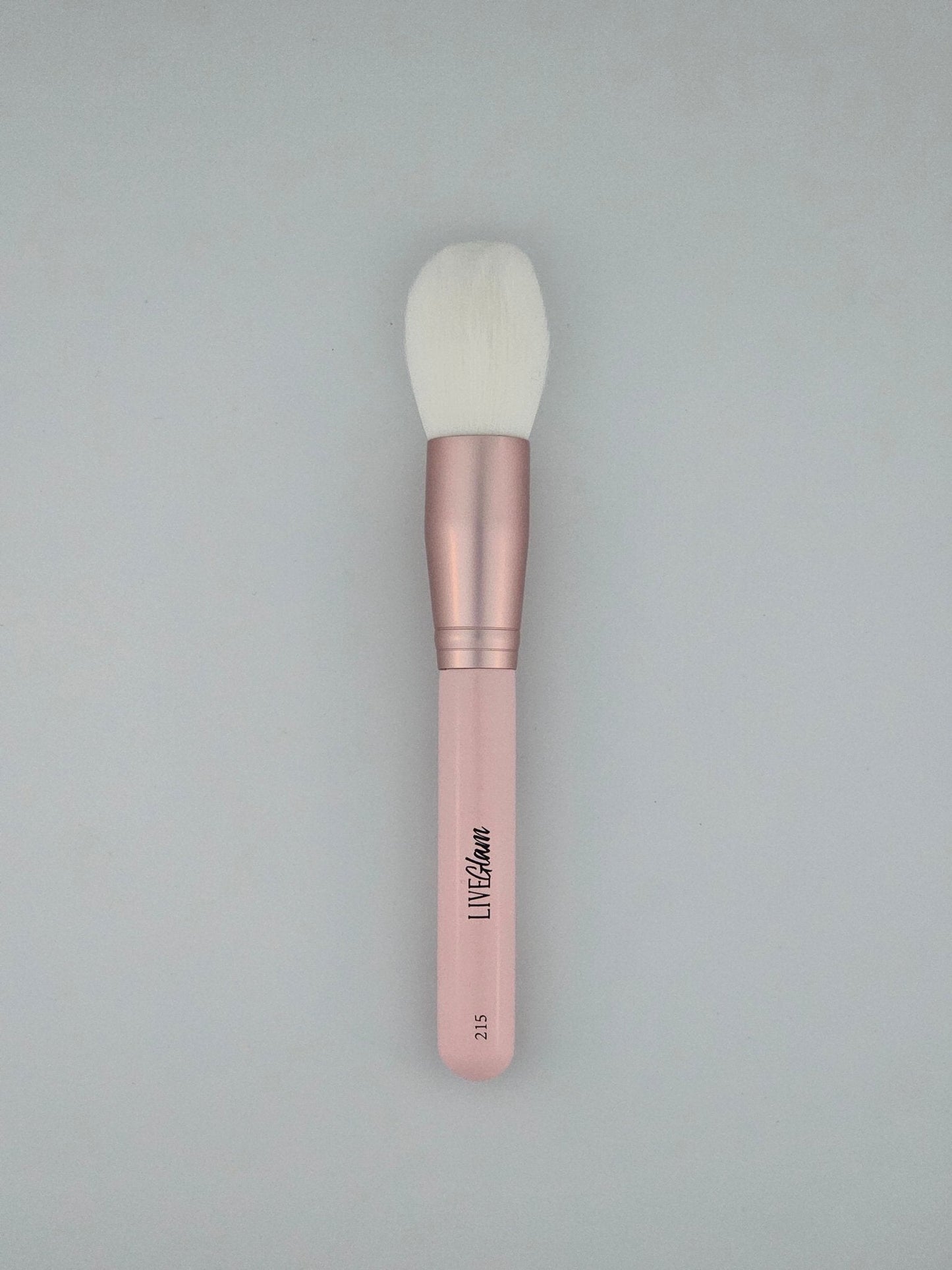 LiveGlam 215 Powder/Blush Brush Perfect for Seamless Application — makeup brush on white background