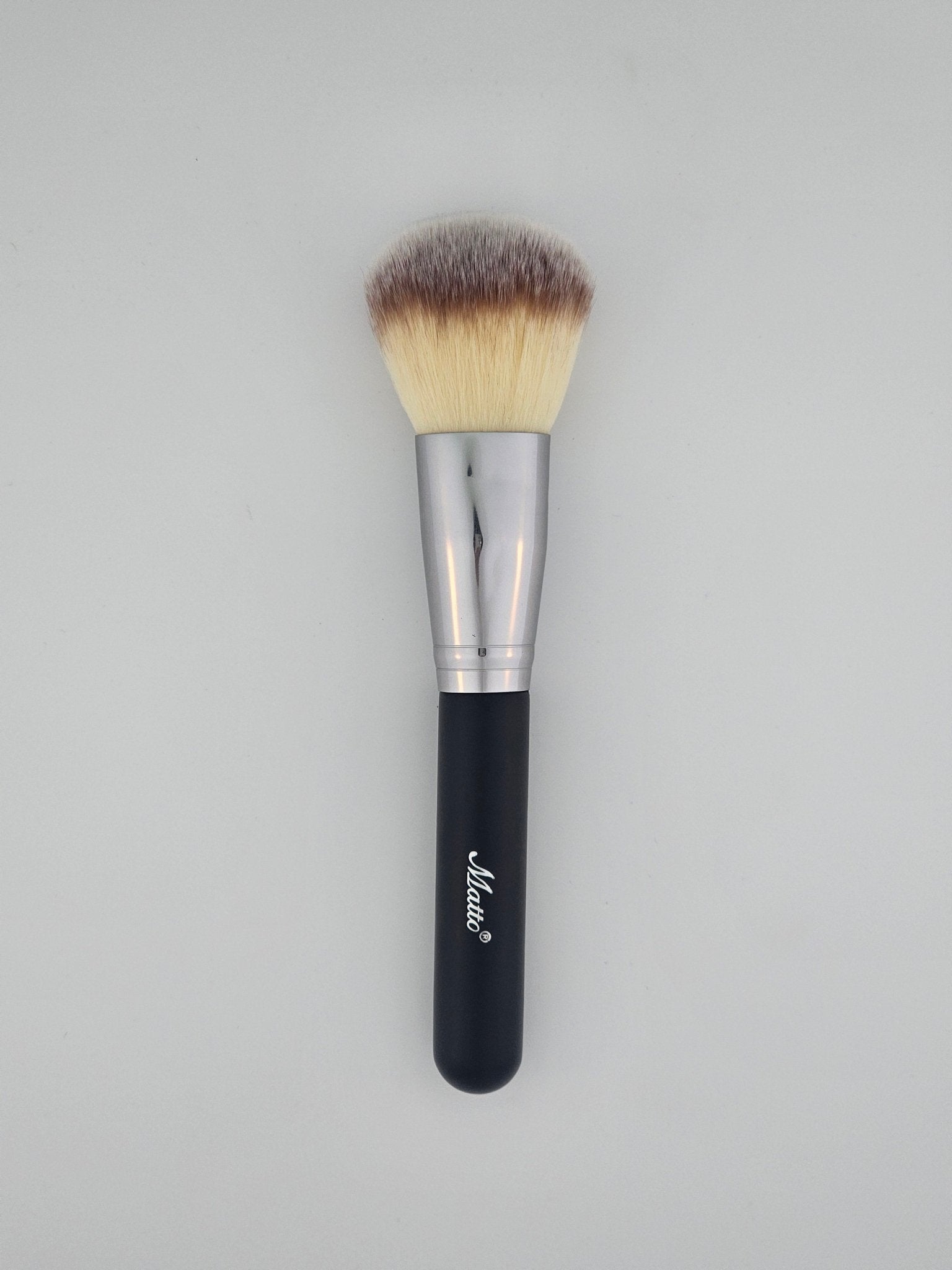 Matto Fluffy, Rounded Powder Brush Perfect for Setting & Blending — makeup brush on white background