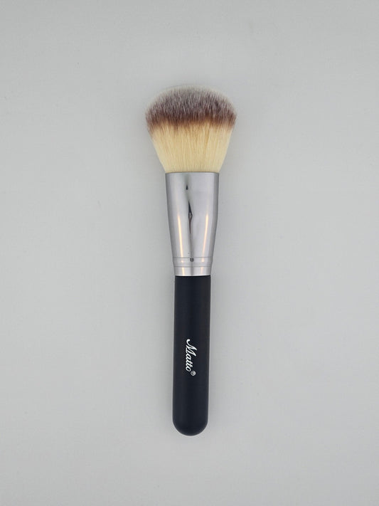 Matto Fluffy, Rounded Powder Brush Perfect for Setting & Blending — makeup brush on white background