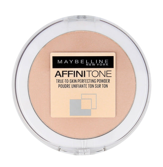 Maybelline Affinitone True To Skin Pressed Compact Powder Natural Matte Finish — setting powder on white background