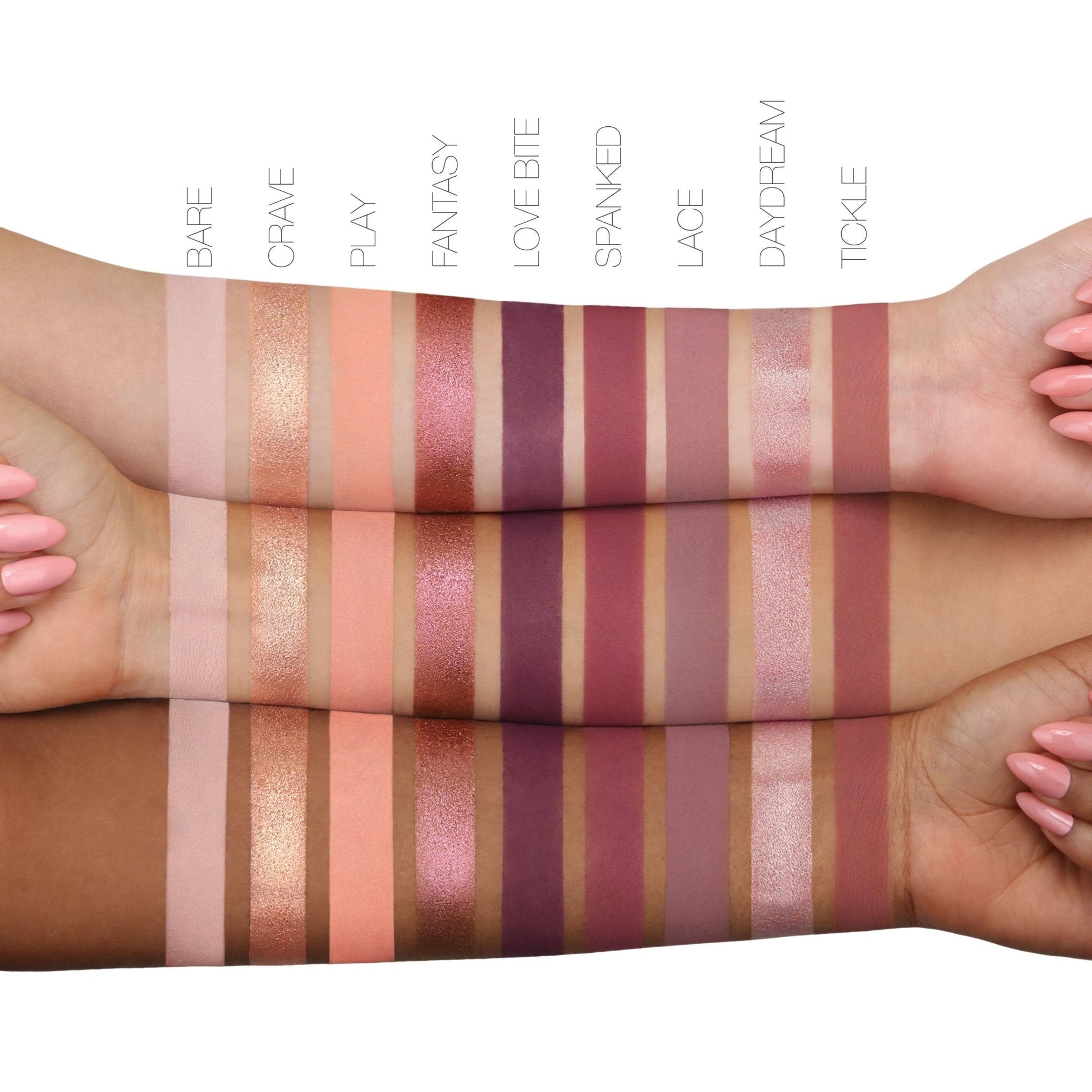 Huda Beauty NEW NUDE 18 Colors Eyeshadow Palette — eyeshadow palette on white background