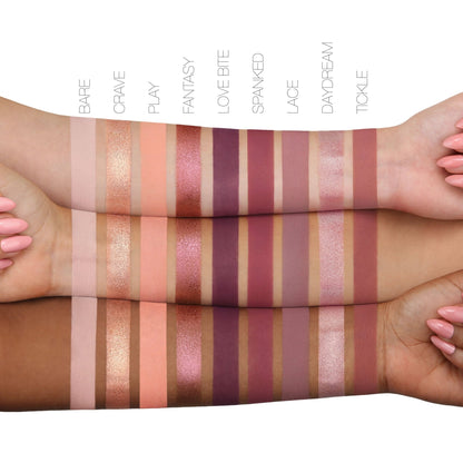 Huda Beauty NEW NUDE 18 Colors Eyeshadow Palette — eyeshadow palette on white background