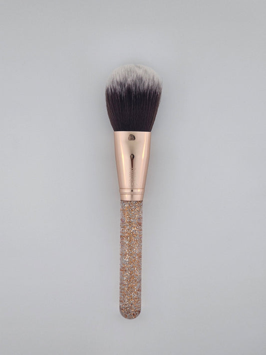NIRE Professional Plush Powder Brush Luxurious Softness for a Flawless Finish — makeup brush on white background