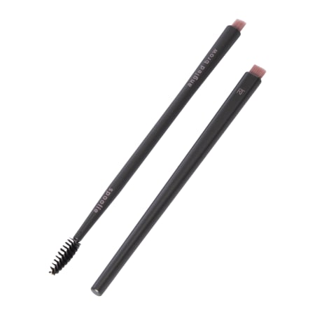 Real Techniques Real Techniques Easy as 1 2 3 Brow & Liner Brush Set Effortless Precision for Perfect Brows & Eyes — makeup brush on white background