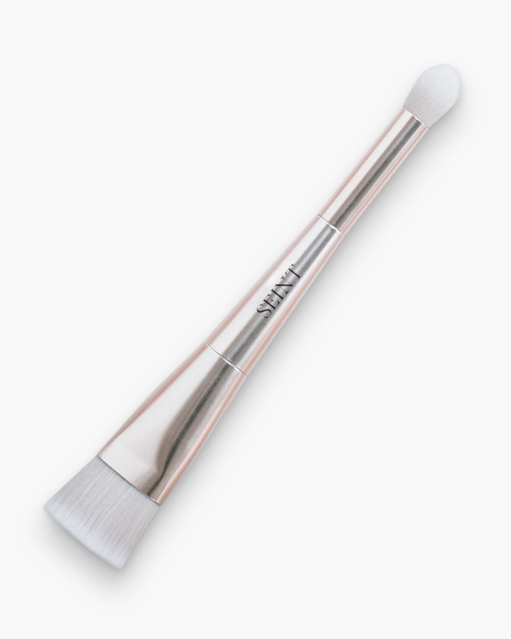 Seint Double Headed Brush Versatile Makeup Tool for Flawless Blending — makeup brush on white background