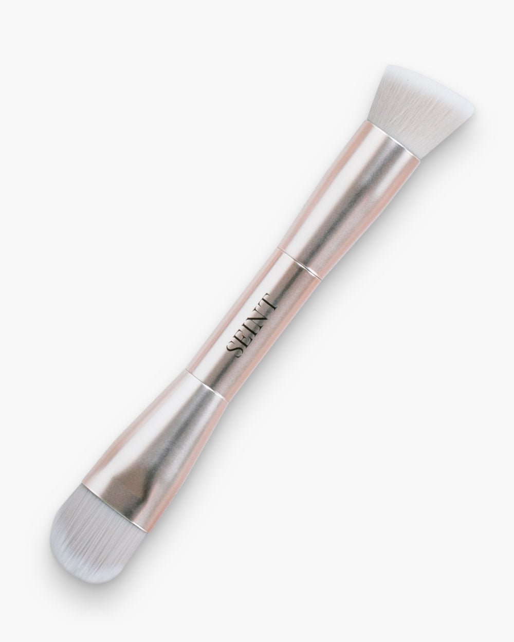 Seint Double Headed Brush Versatile Makeup Tool for Flawless Blending — makeup brush on white background