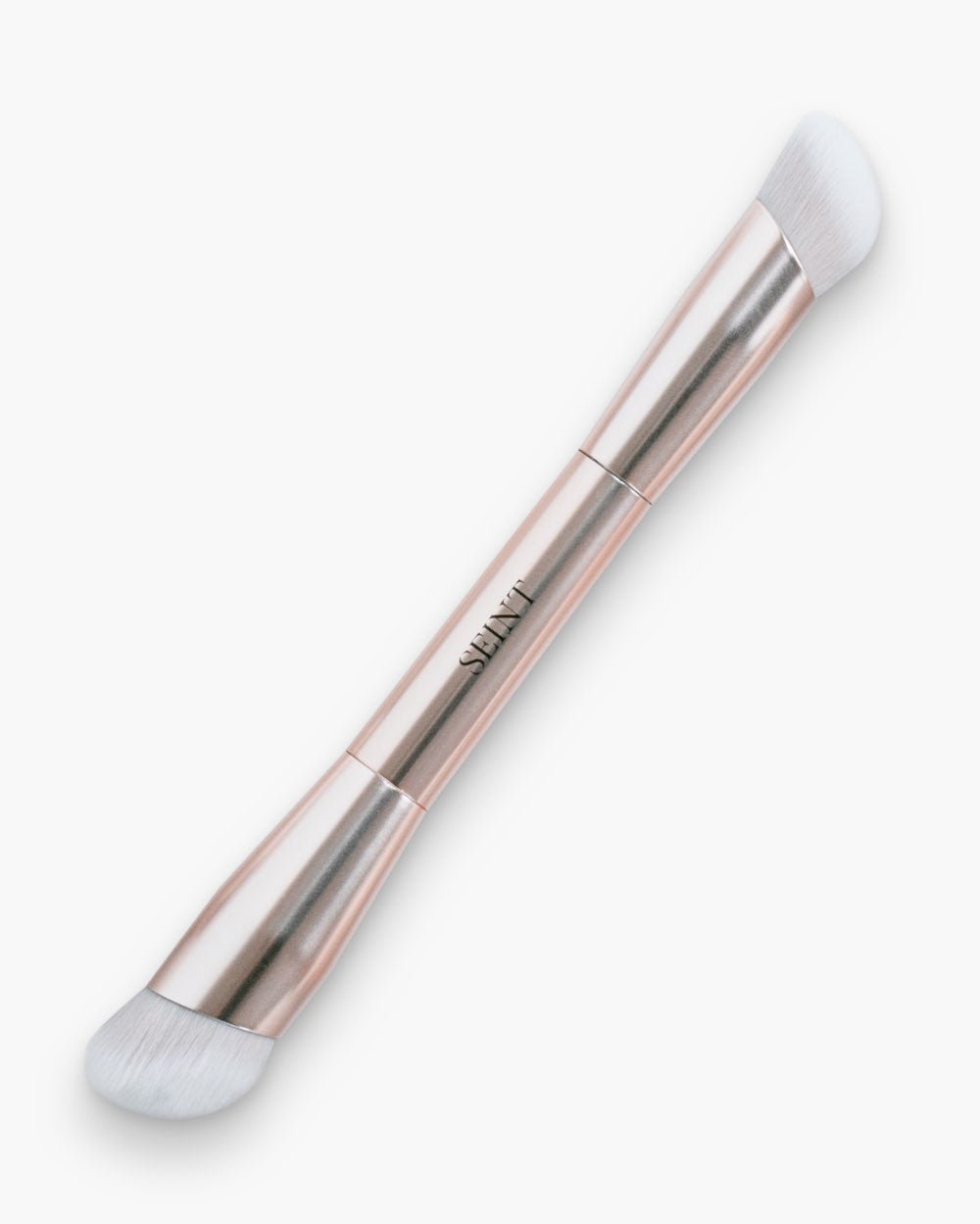 Seint Double Headed Brush Versatile Makeup Tool for Flawless Blending — makeup brush on white background