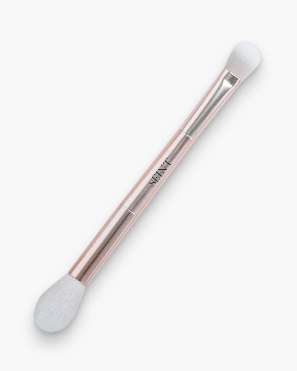 Seint Double Headed Brush Versatile Makeup Tool for Flawless Blending — makeup brush on white background
