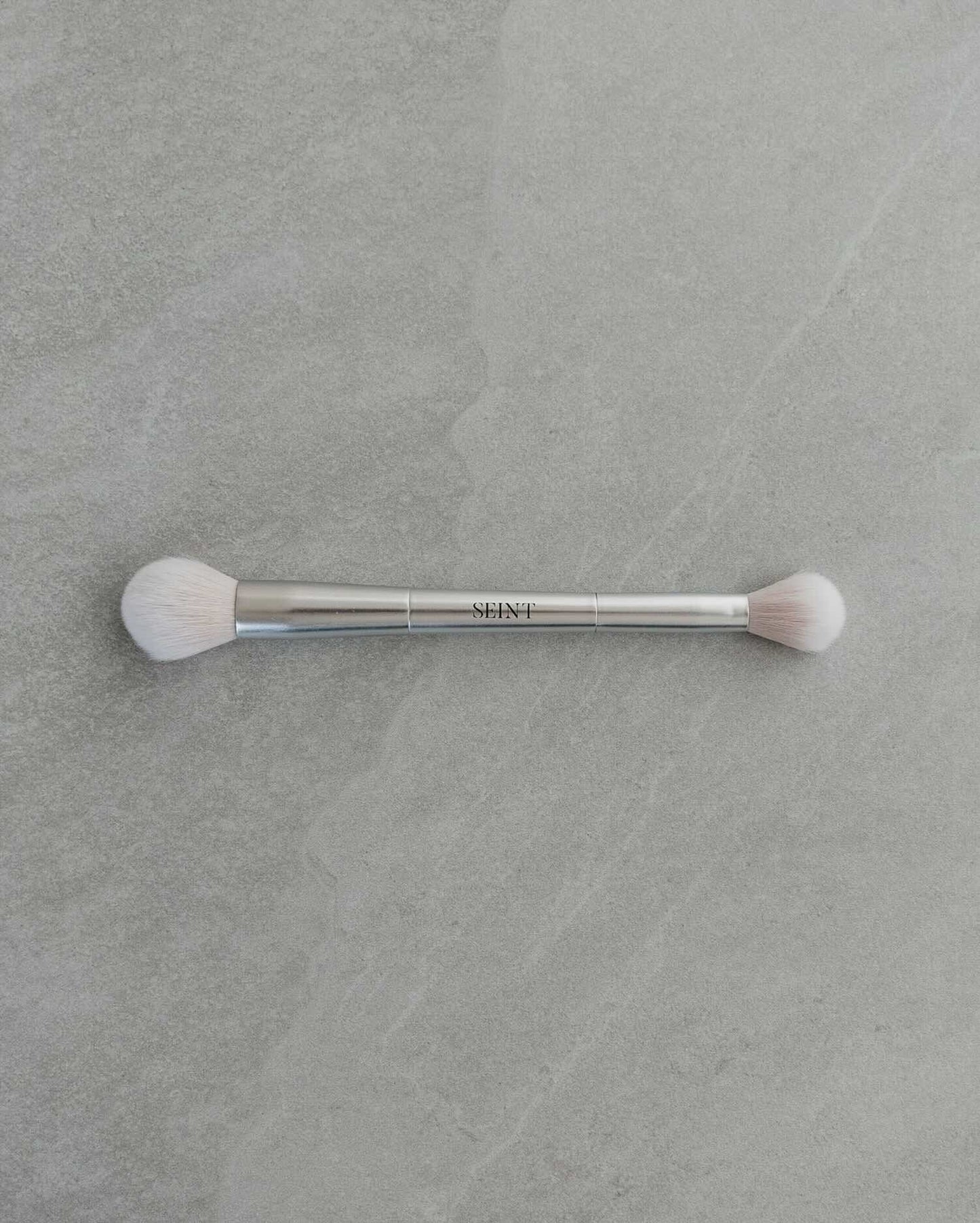 Seint Double Headed Brush Versatile Makeup Tool for Flawless Blending — makeup brush on white background